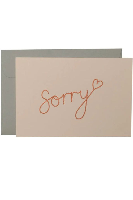 Sorry Card