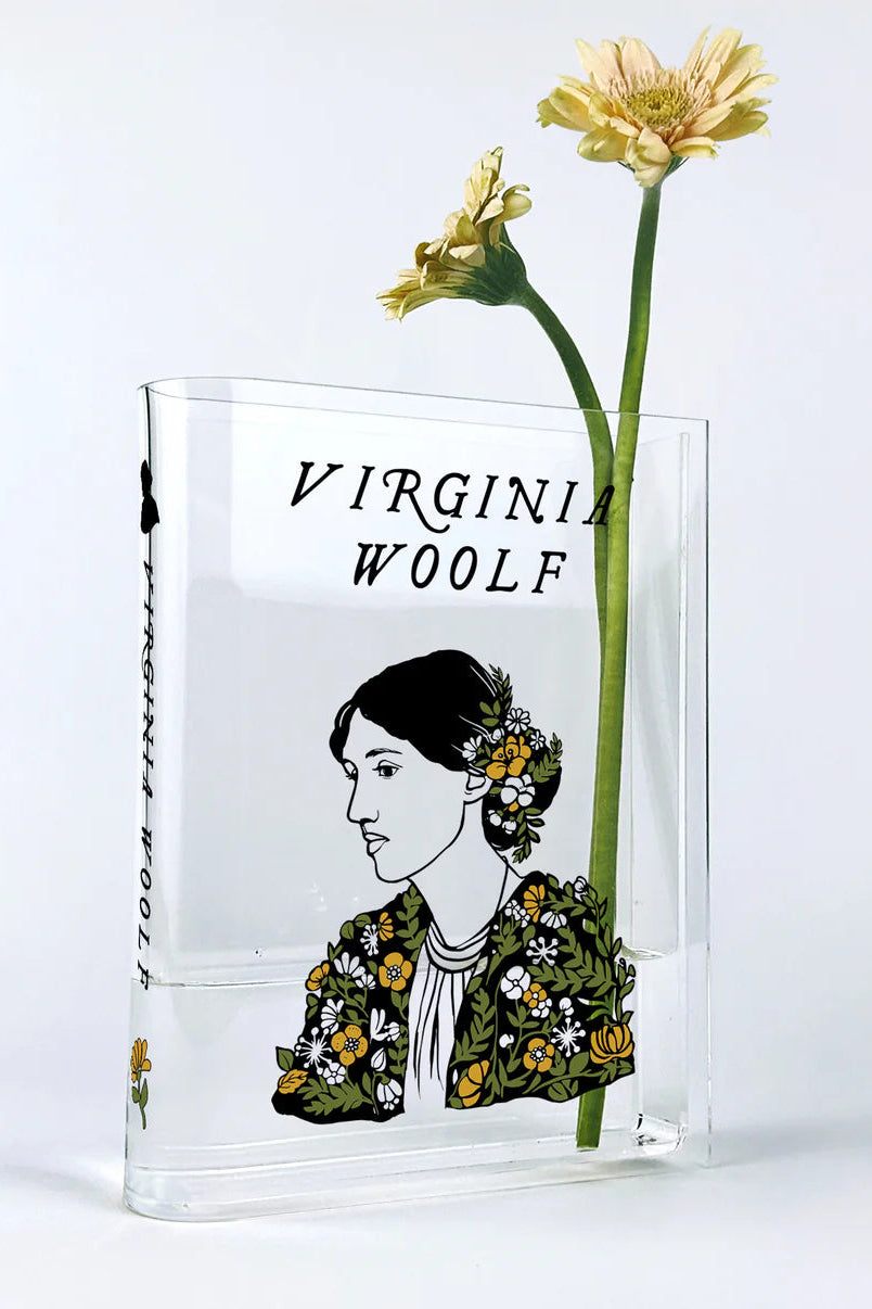 Virgina Woolf - Acrylic Book Vase