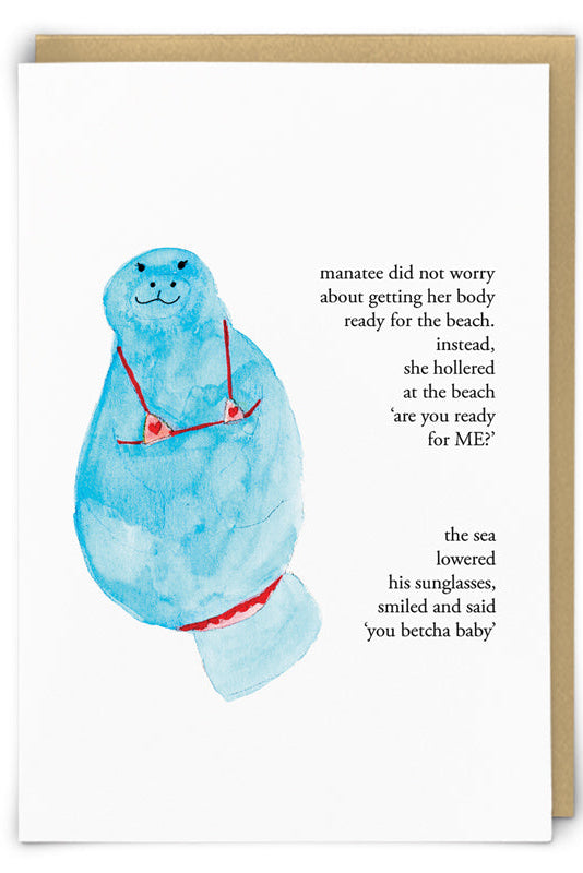You Betcha Manatee Card