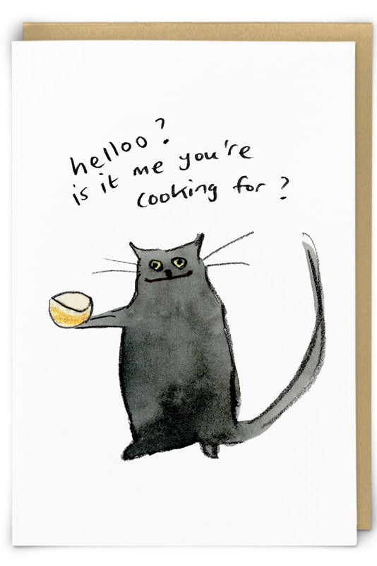 Cooking Cat Card