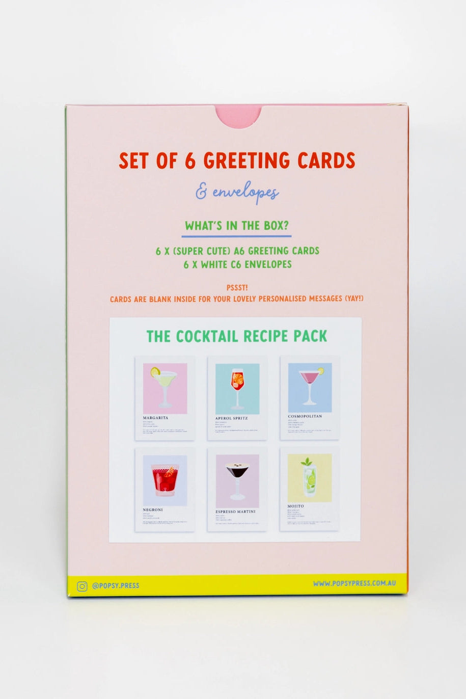 Popsy Press set of 6 gift cards