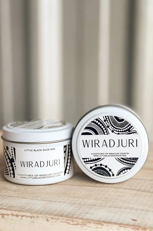 Wiradjuri Travel Tin Candle