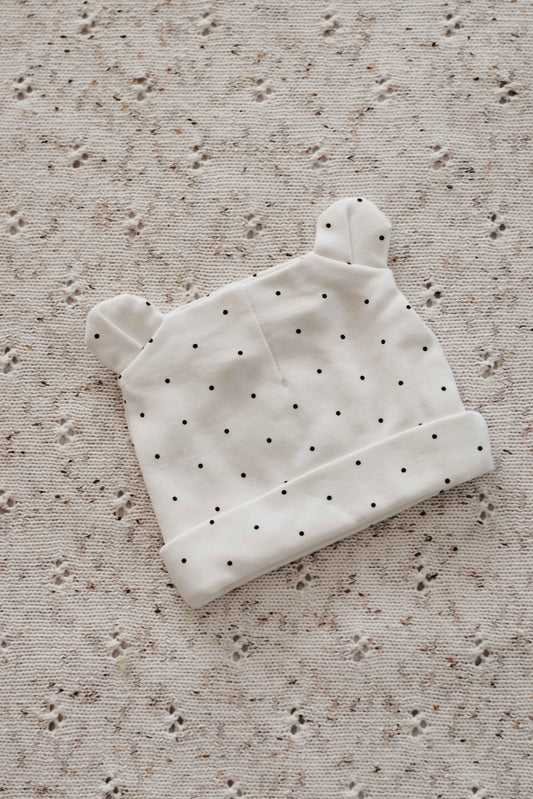 Newborn Beanie - polka dot