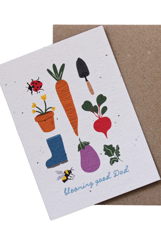Blooming good dad Plantable Card - Large