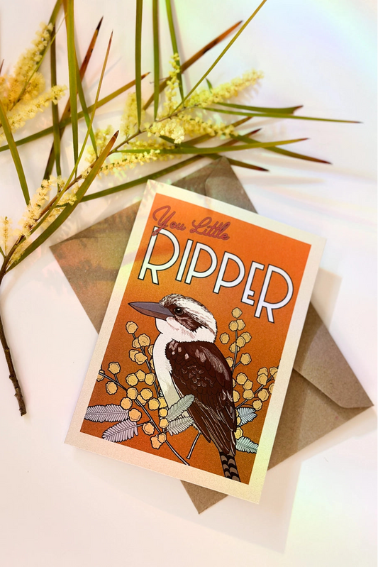 Kookaburra Australian Greeting Card