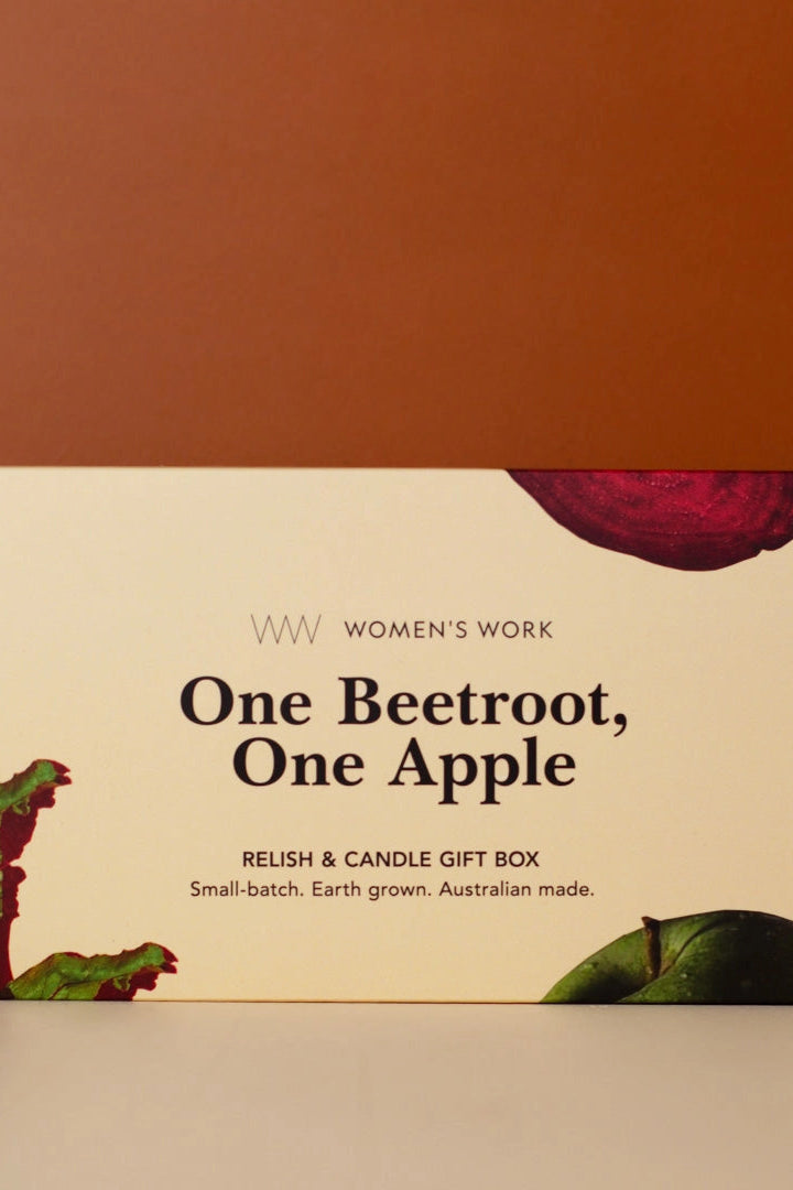 One Beetroot, One Apple - A Relish & Candle Gift Set Grande