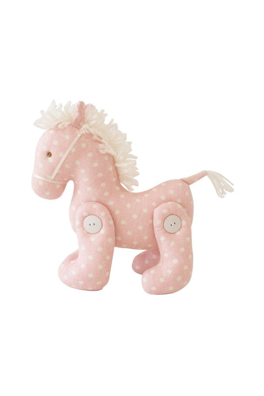 Jointed Pony - pink Spots