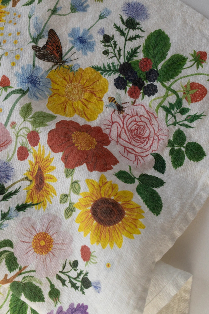 100% Linen Tea Towel | Summer