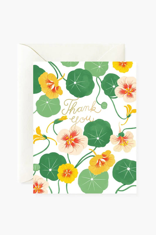 Nasturtiums  | Thank You Card