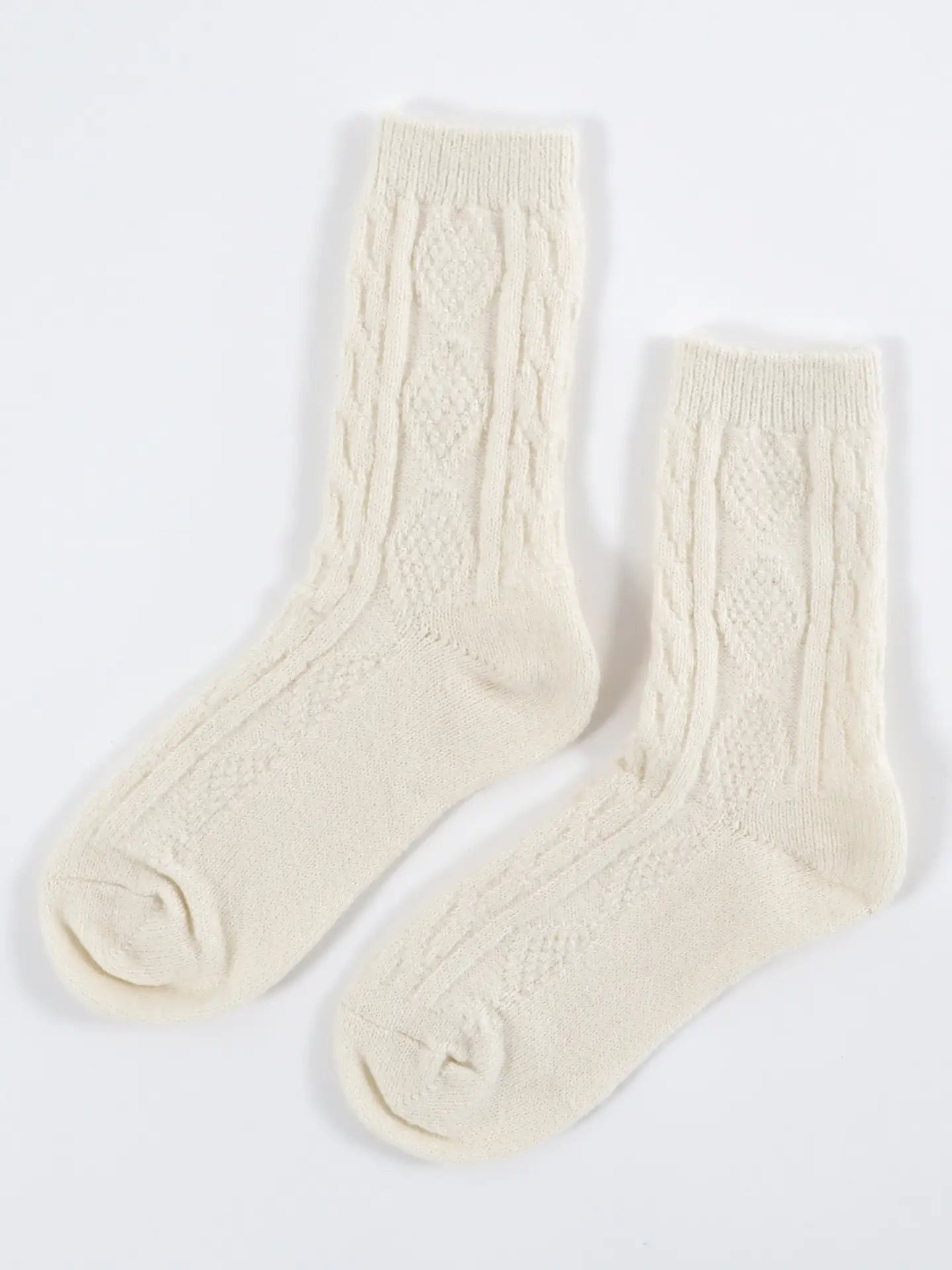 Fisherman Wool Crew Socks