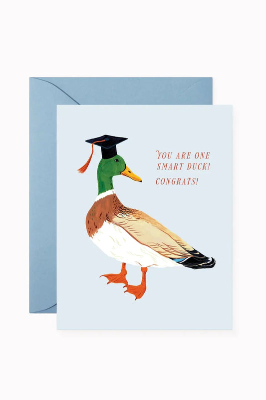 One Smart Duck  | Greeting Card
