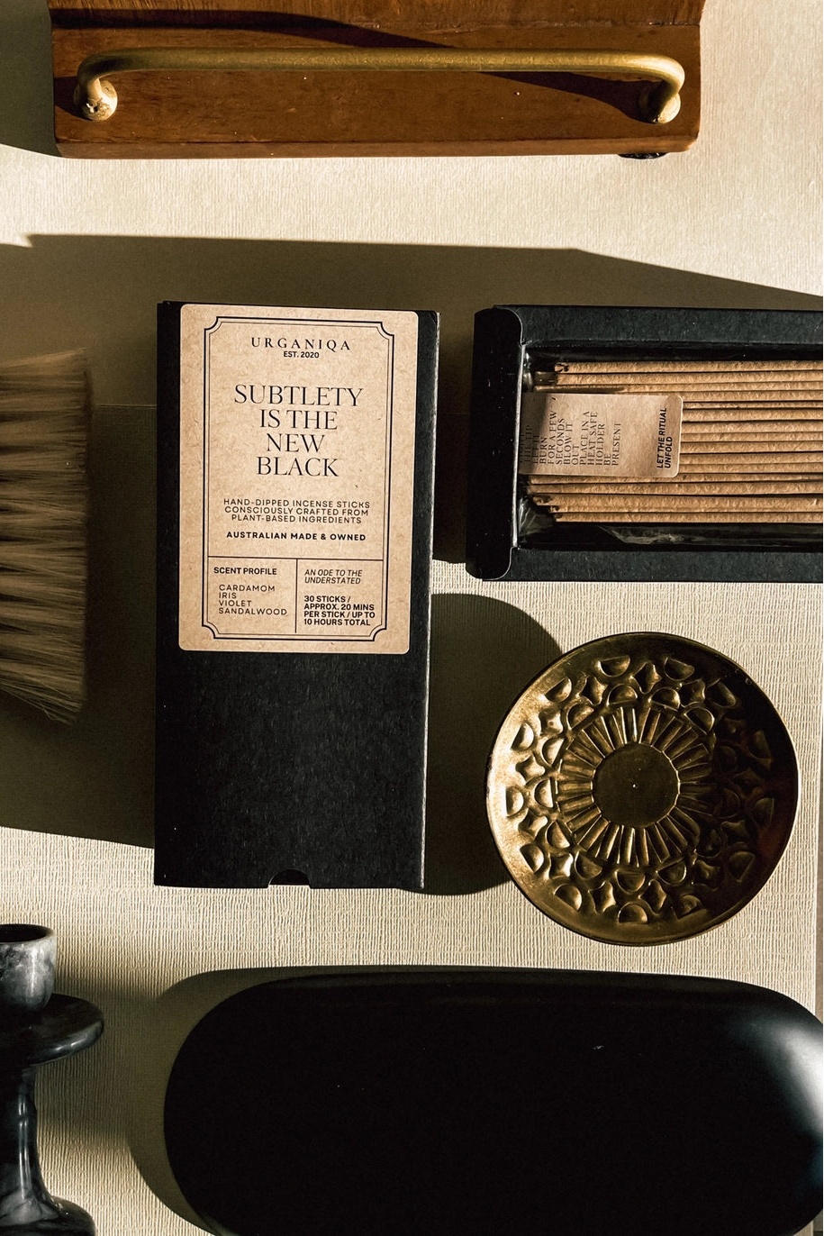 Subtlety Is the New Black Incense Sticks