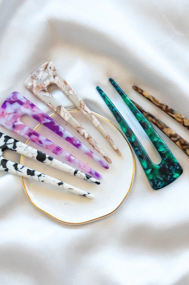 Marble Hair Pin