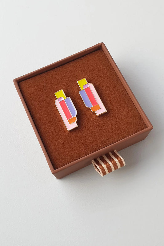 Middle Child Leadlight Studs