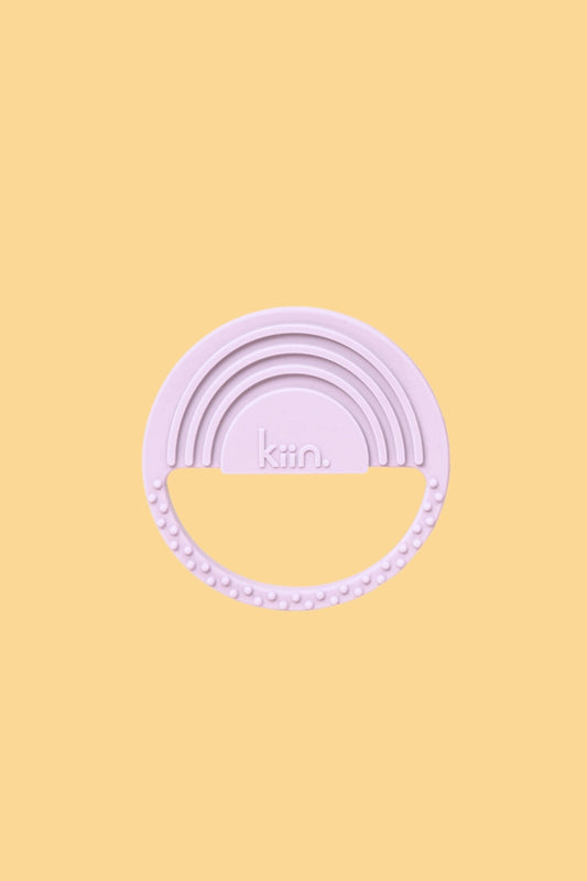 Rainbow Silicone Teether - Lilac