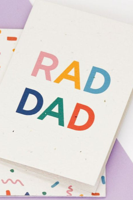 Rad Dad - Mini plantable card